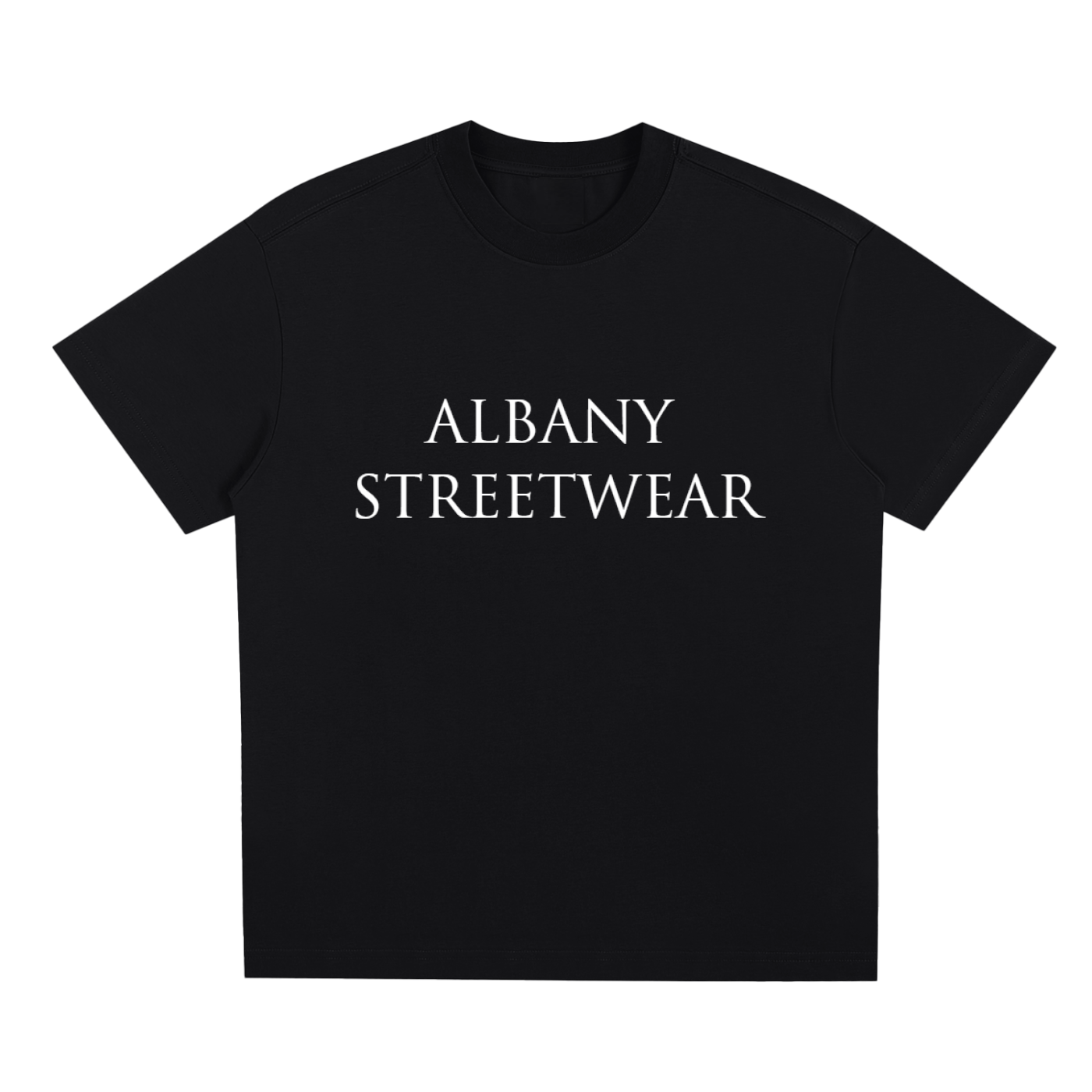 BLACK ALBANY STREETWEAR ROSE T-SHIRT